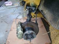 wheel hubs in place